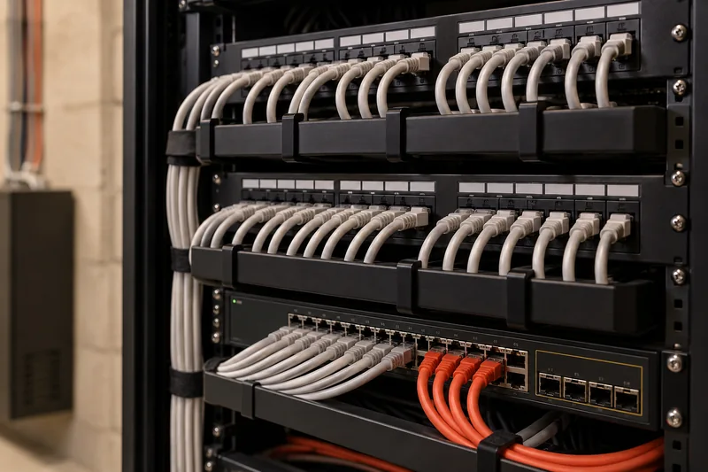 Concept image: Structured cabling and networking